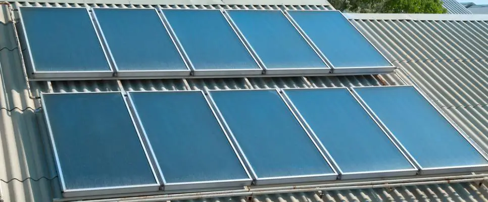 Flache Solarkollektoren