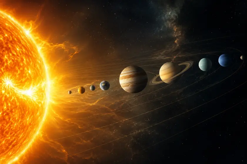 Energia i radiació en el Sistema Solar: la força que impulsa els planetes