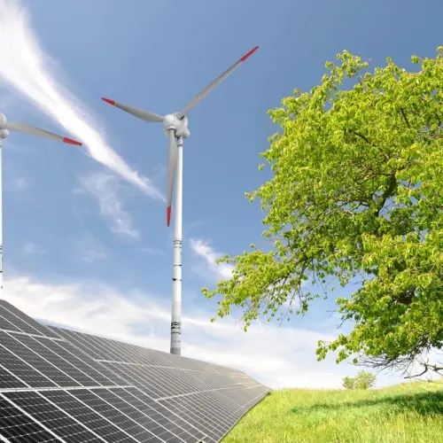 Solar + wind energy systems
