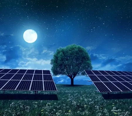 Energía solar nocturna